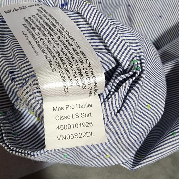 Ariat Pro Series Daniel Classic Long Sleeve Buttone Down Shirt Blue White XXL - Picture 7 of 9